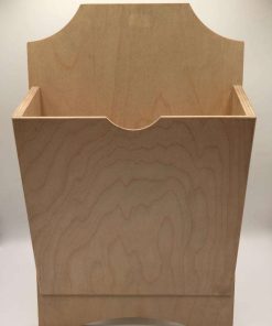 STOCK 2 PZ Vaschetta Porta corrispondenza in legno Ufficio Decoupage decorabile