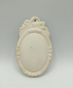Cammeo in terracotta bianca da decorare