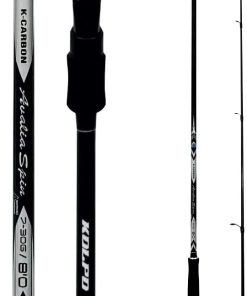 Canna spinning carbonio due pezzi KOLPO AVALIA SPIN mt. 2,40 casting gr. 10-40