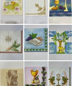 Set 18pz tovaglioli per decoupage – Tema Comunione