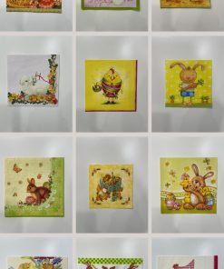 Set 24 pz Tovaglioli per Decoupage – Tema Pasquale