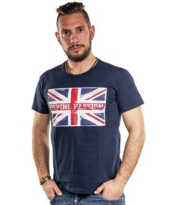 T-SHIRT pesca con logo “Fishing Passion”  viola